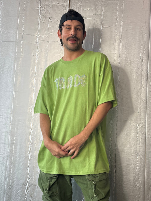 GREEN TRADE SPARKLE TEE BY TRADE