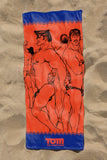 Tom of Finland Beach Towel by Peachy Kings