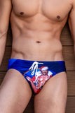 Tom of Finland SANTA Swim Brief by Peachy Kings