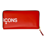 Comme des Garçons Huge Logo Zip Around Travel Wallet (Red)