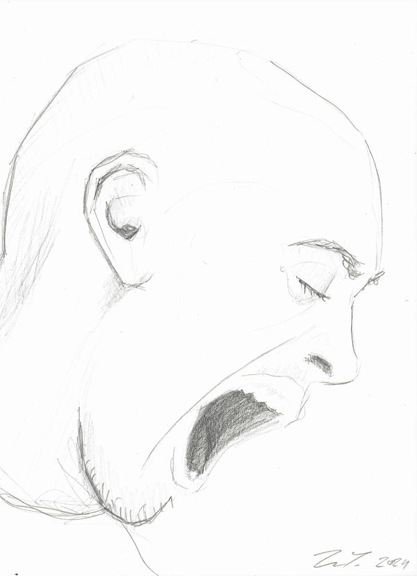 JWAN YOSEF, FLOOR LICKER DRAWING XVII (2024)