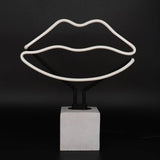 Neon 'lips' Sign