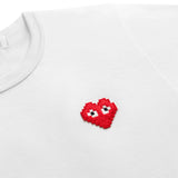 COMME des GARÇONS Play x Invaders T-shirt white