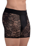 Menagerie Intimates Boxer Brief Black Rose