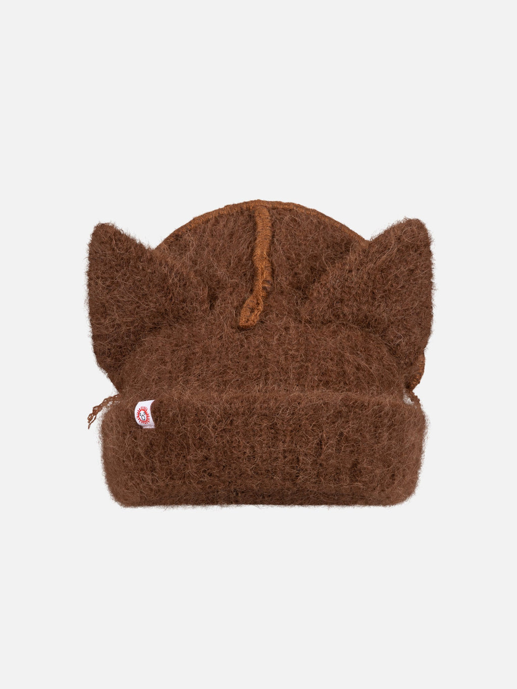 LOVERBOY BY CHARLES JEFFREY ALPACA CHUNKY EARS BEANIE in BROWN