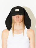 LOVERBOY BY CHARLES JEFFREY RABBIT EARS CAP in BLACK