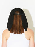 LOVERBOY BY CHARLES JEFFREY RABBIT EARS CAP in BLACK