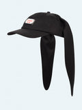 LOVERBOY BY CHARLES JEFFREY RABBIT EARS CAP in BLACK