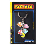 Pac-Man & Ghosts Enamel Keyring
