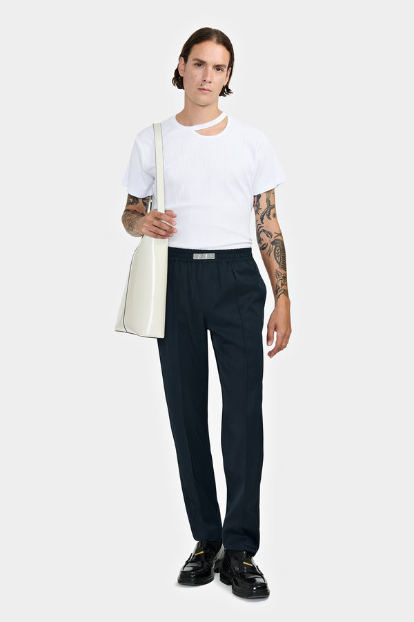 Louis Gabriel Nouchi TAPERED JOGGING PANTS IN DARK PEACOCK
