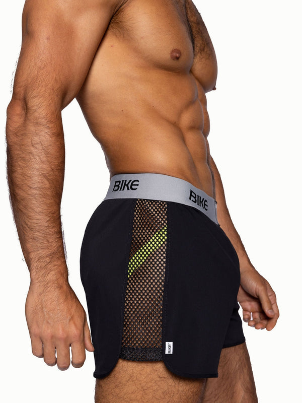 BIKE Peek-A-Boo Jock Short - Black