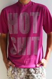 WHOLE HOT SHIT RHINESTONE TEE PINK