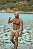 The Atmos Swimbrief by BDXY in Bold Tangerine