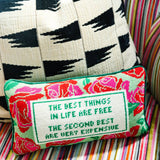 Expensive Needlepoint Pillow