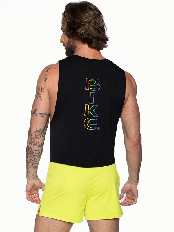 BIKE Crop Pride Tank - Black