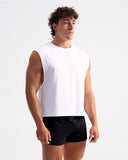 TEAMM8 Strike Muscle Tank - White