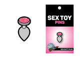 Gem Butt Plug Enamel Pin