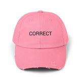 CORRECT Distressed Cap in 6 colors