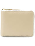 COMME DES GARÇONS BEIGE MEDIUM ZIP WALLET