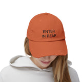 ENTER IN REAR Distressed Cap in 6 colors