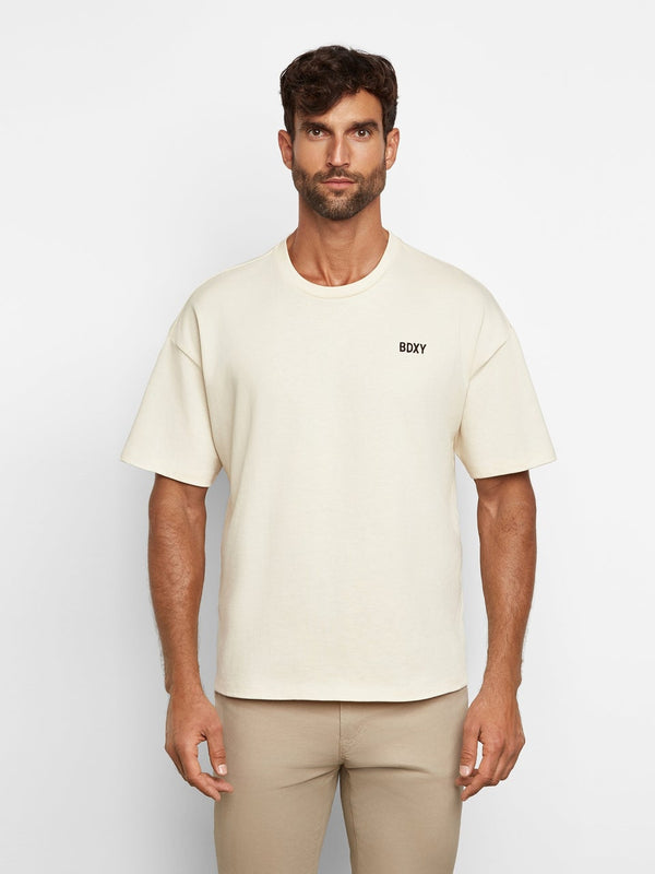 The Block T-shirt by BDXY in Sand