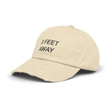 3 FEET AWAY Distressed Cap in 6 colors