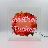 'mother F*Cker' Large Glass Neon Sign