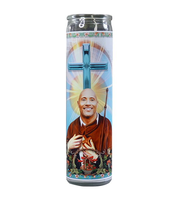 Dwayne the Rock Johnson Celebrity Prayer Candle