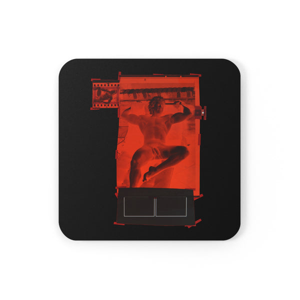 90S VINTAGE GAY PORN TRANSPARENCY Coaster Set #5