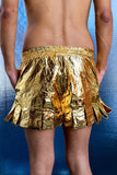 WALTER VAN BERIENDONCK SS23 THUNDER SHORTS GOLD