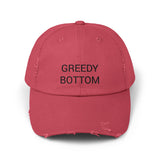 GREEDY BOTTOM Distressed Cap in 6 colors
