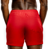 THK Red Swim Gym Short