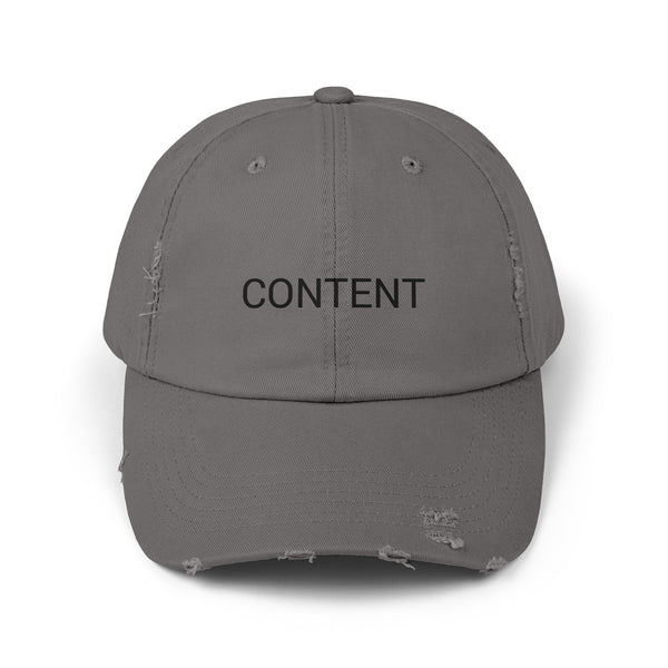 CONTENT Distressed Cap in 6 colors