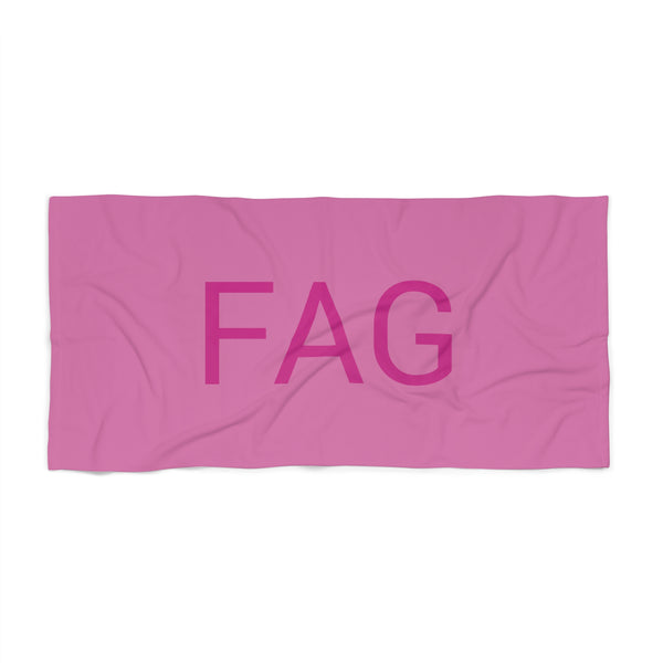 FAG Beach Towel by CULTUREEDIT
