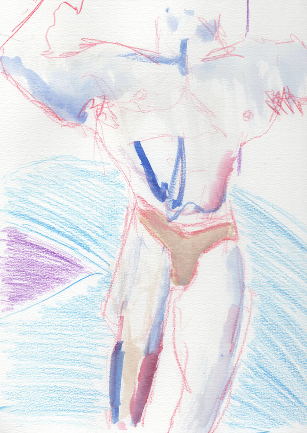 Daniel Journalist, Blue Boy (Aaron), 2025