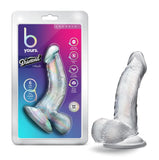 B Yours Diamond Sparkle Realistic P-Spot Clear 6.5-Inch Long Dildo