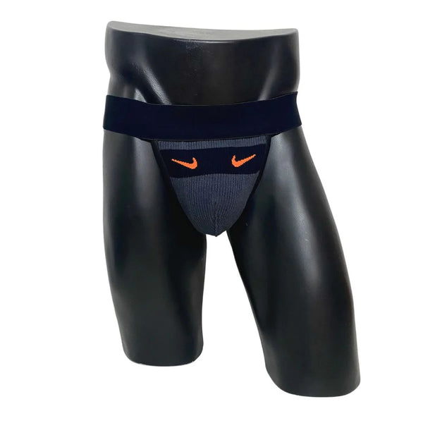 Nike Vintage Grey Orange Swoosh Socks Jockstrap By SNEAKERMASK