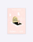 Happy Ending enamel pin by Dicks Don't Lie