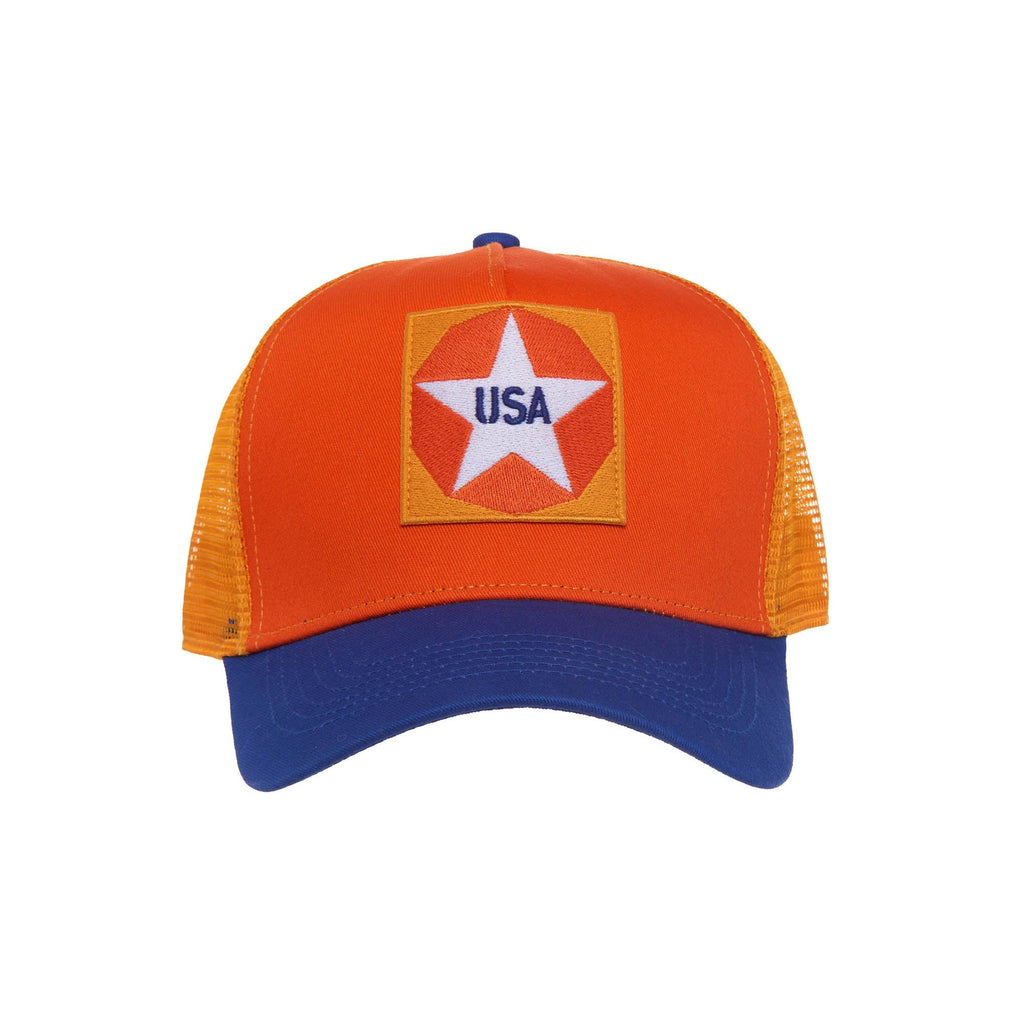 Robert Indiana USA Star Patch Trucker Hat
