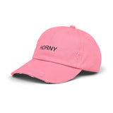 HORNY Distressed Cap in 6 colors