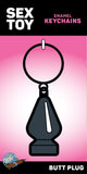 Gray Butt Plug Keychain