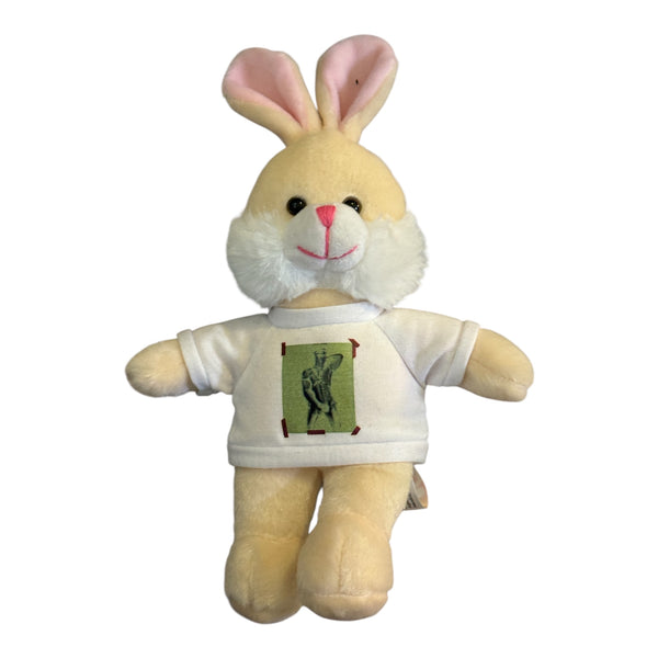 Bunny Plush w Leather Daddy Tee