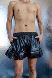 WALTER VAN BERIENDONCK SS23 THUNDER SHORTS BLACK