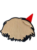 Walter Van Beirendonck Detachable Brown Hair Patch