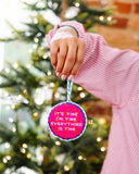 Everything's Fine Needlepoint Ornament