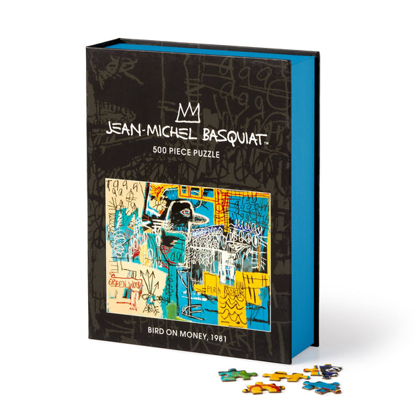 Basquiat Bird On Money 500 Piece Book Puzzle