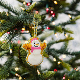 Snowman Needlepoint Ornament