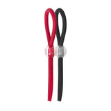 ENHANCER SILICONE COCKTIES-RED & BLACK