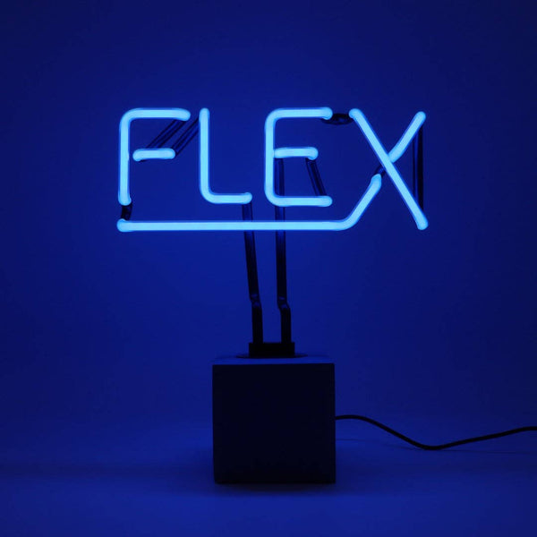 Neon 'flex' Sign