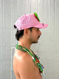 Smiley Cap in Pink by Walter van Beirendonck